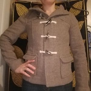Tan Old Navy Wool Coat sz XS